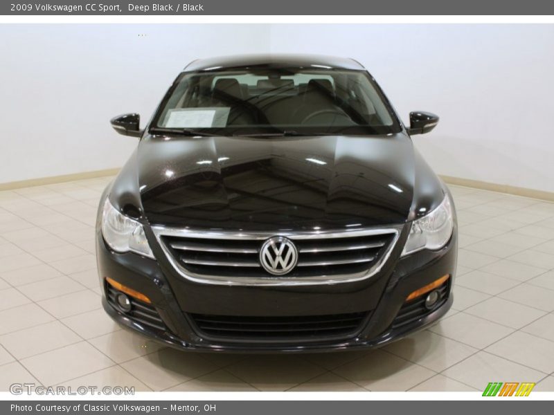 Deep Black / Black 2009 Volkswagen CC Sport