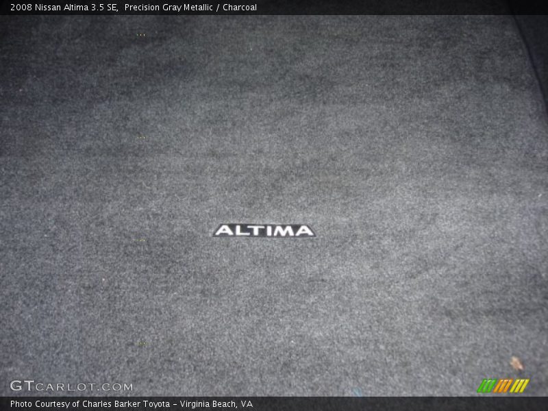 Precision Gray Metallic / Charcoal 2008 Nissan Altima 3.5 SE