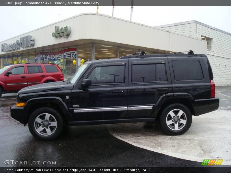 Black / Medium Slate Gray 2006 Jeep Commander 4x4