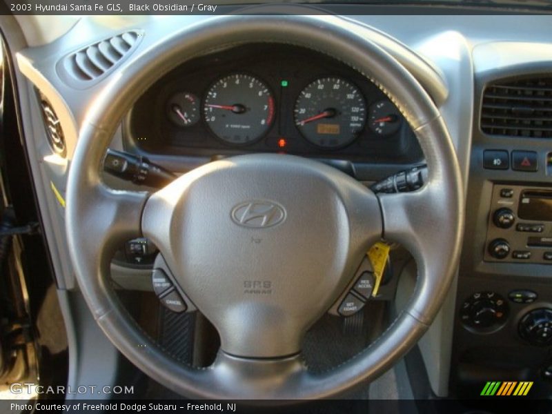 Black Obsidian / Gray 2003 Hyundai Santa Fe GLS