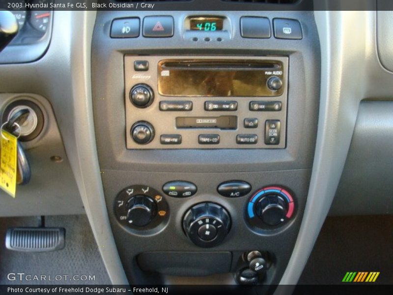 Black Obsidian / Gray 2003 Hyundai Santa Fe GLS