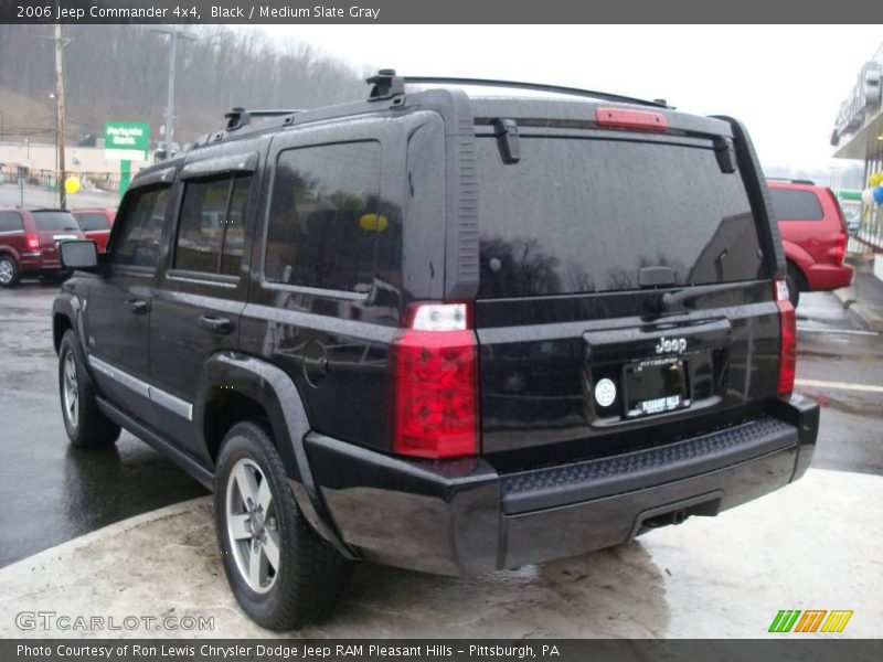 Black / Medium Slate Gray 2006 Jeep Commander 4x4
