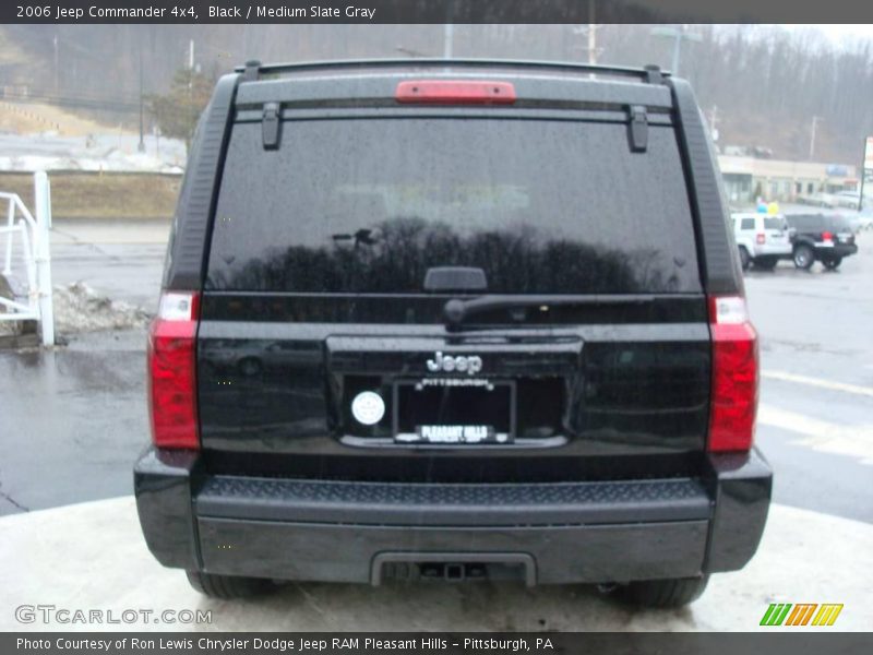 Black / Medium Slate Gray 2006 Jeep Commander 4x4