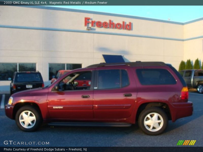 Magnetic Red Metallic / Medium Pewter 2003 GMC Envoy XL SLE 4x4