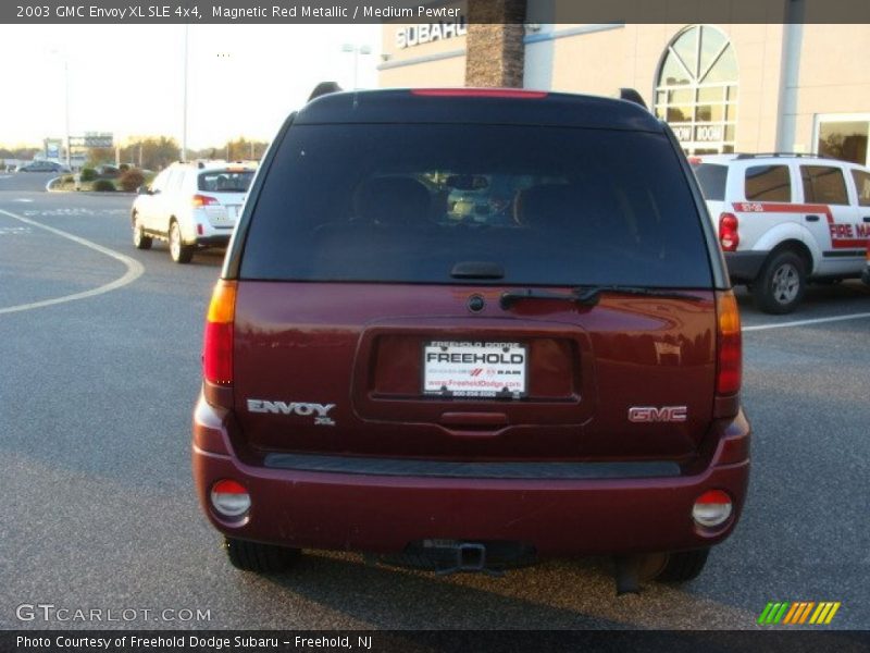Magnetic Red Metallic / Medium Pewter 2003 GMC Envoy XL SLE 4x4