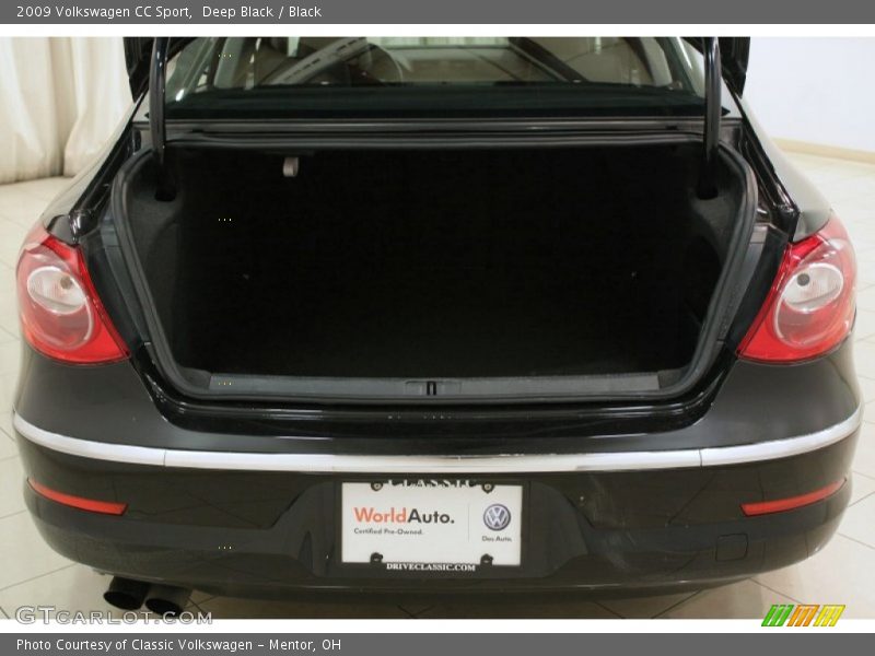 Deep Black / Black 2009 Volkswagen CC Sport