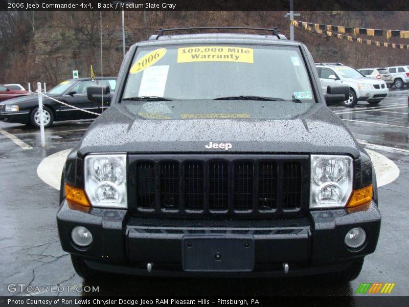 Black / Medium Slate Gray 2006 Jeep Commander 4x4