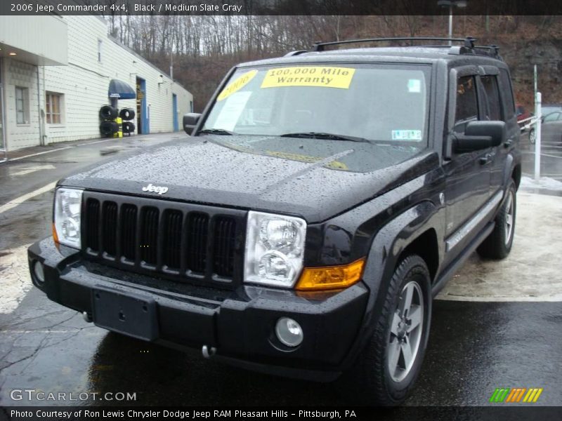 Black / Medium Slate Gray 2006 Jeep Commander 4x4