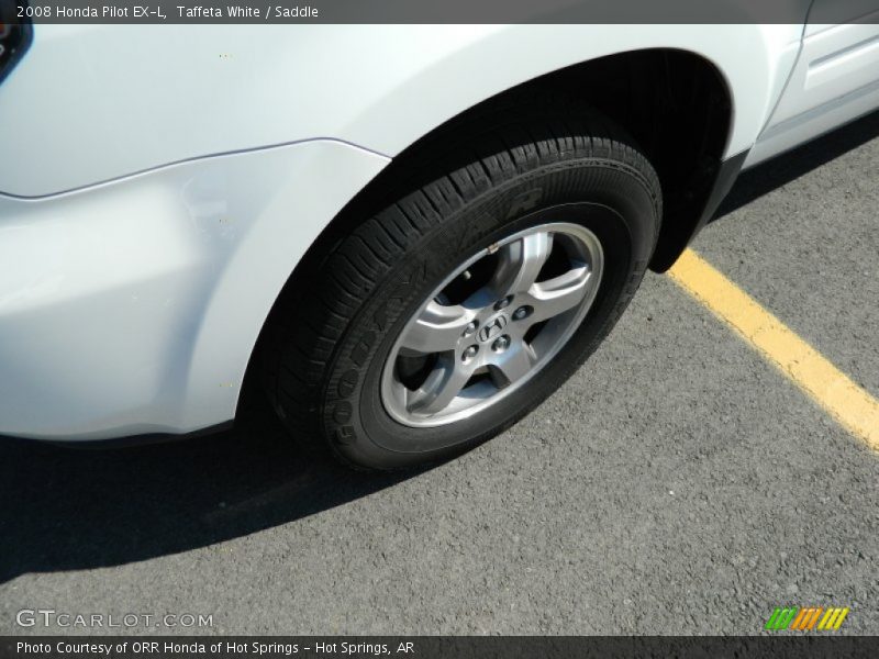 Taffeta White / Saddle 2008 Honda Pilot EX-L