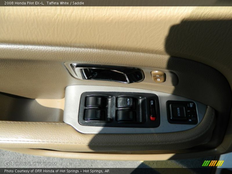 Taffeta White / Saddle 2008 Honda Pilot EX-L