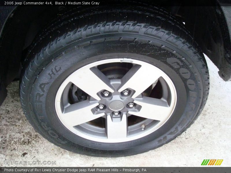 Black / Medium Slate Gray 2006 Jeep Commander 4x4