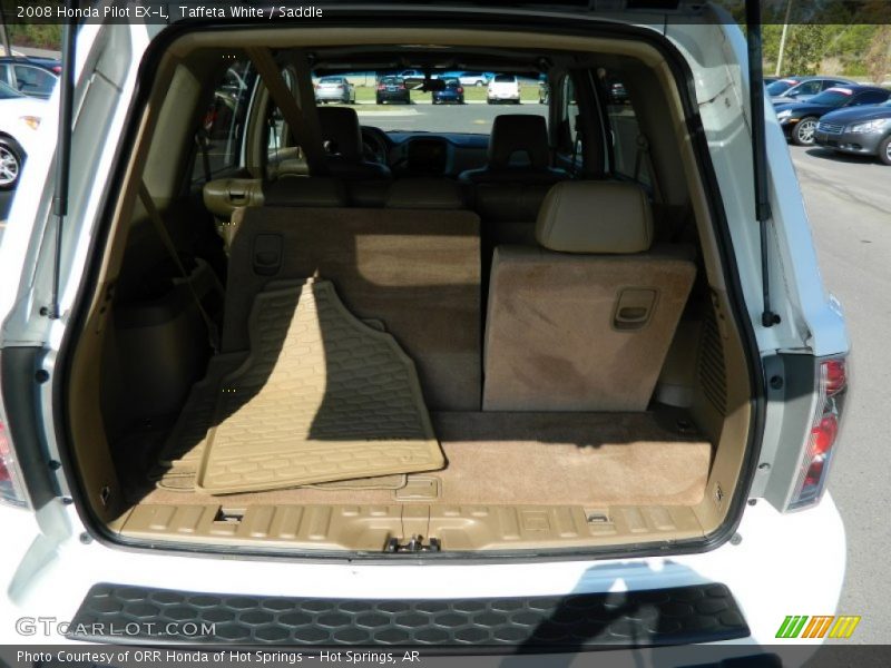 Taffeta White / Saddle 2008 Honda Pilot EX-L