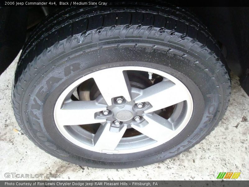Black / Medium Slate Gray 2006 Jeep Commander 4x4