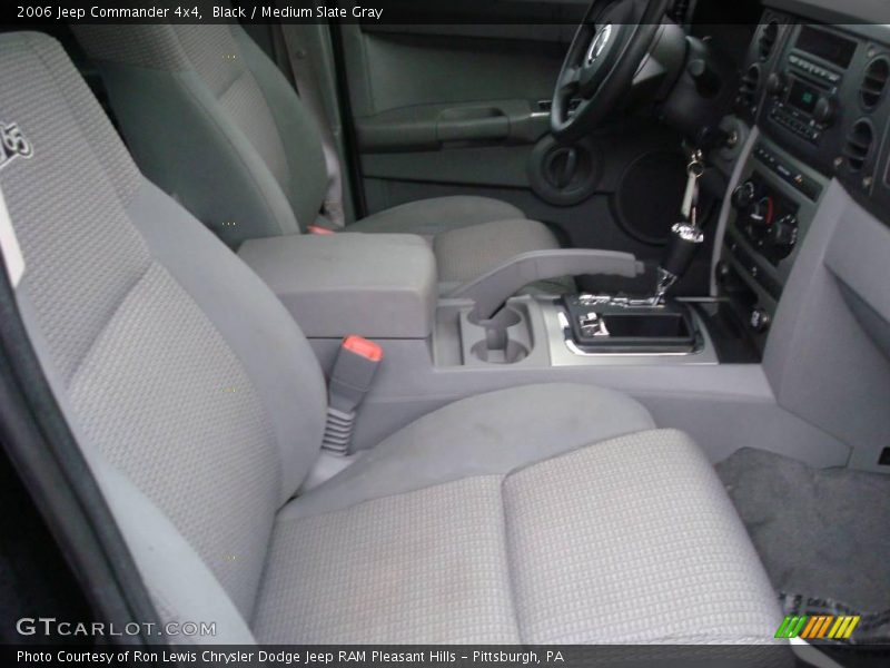 Black / Medium Slate Gray 2006 Jeep Commander 4x4