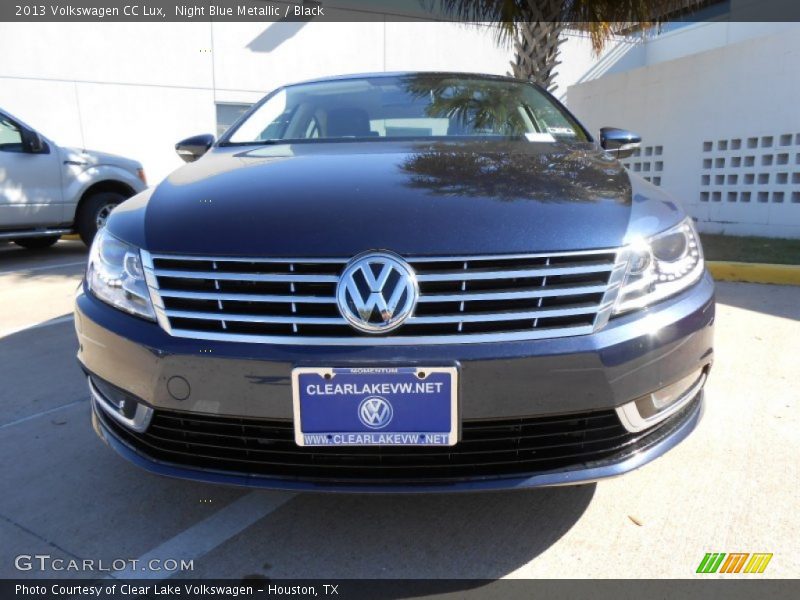 Night Blue Metallic / Black 2013 Volkswagen CC Lux