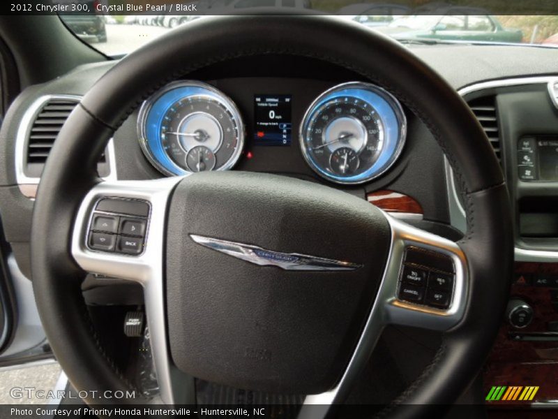 Crystal Blue Pearl / Black 2012 Chrysler 300