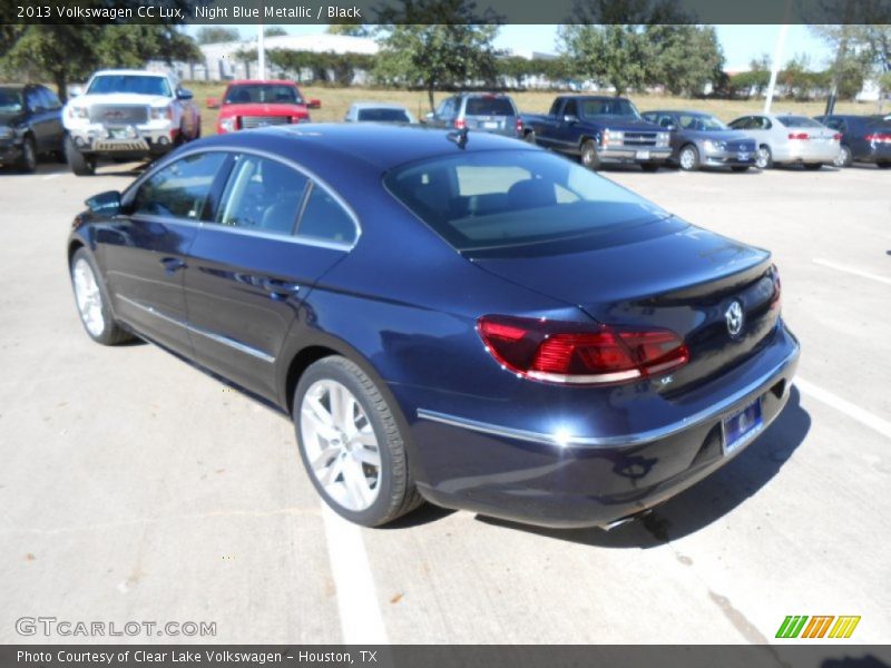 Night Blue Metallic / Black 2013 Volkswagen CC Lux