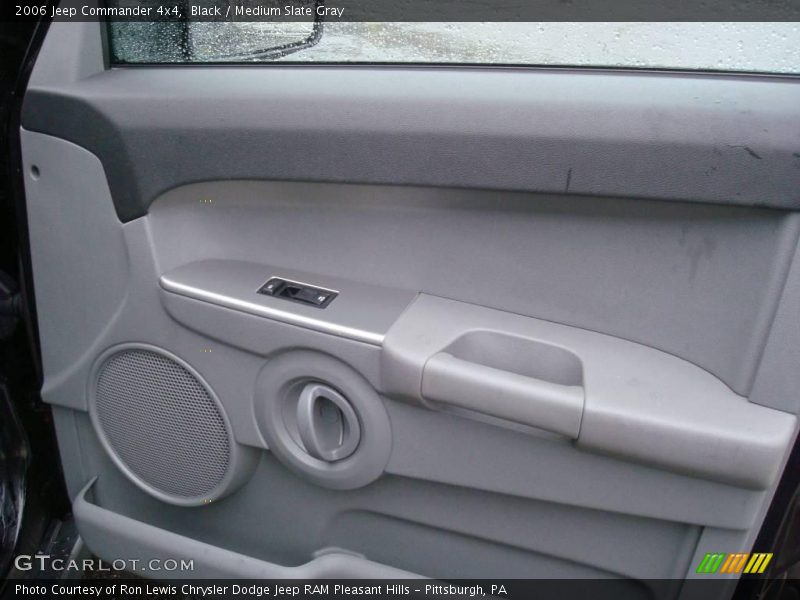 Black / Medium Slate Gray 2006 Jeep Commander 4x4