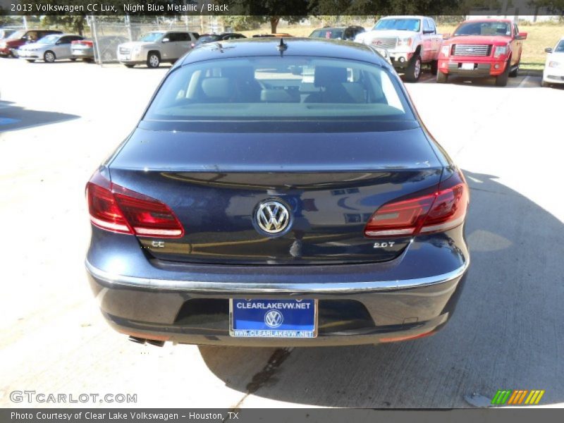 Night Blue Metallic / Black 2013 Volkswagen CC Lux