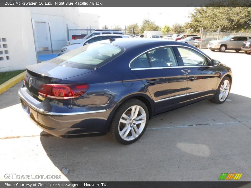 Night Blue Metallic / Black 2013 Volkswagen CC Lux
