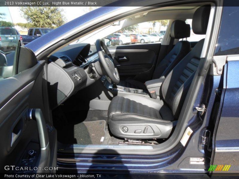 Night Blue Metallic / Black 2013 Volkswagen CC Lux