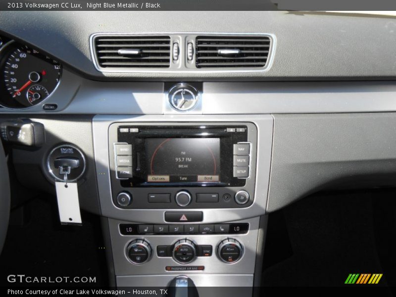 Night Blue Metallic / Black 2013 Volkswagen CC Lux