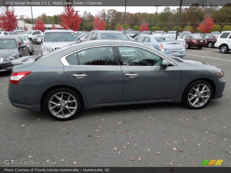Mystic Jade Green / Charcoal 2010 Nissan Maxima 3.5 S
