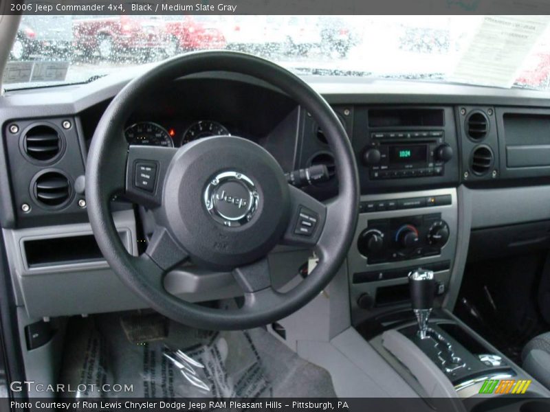 Black / Medium Slate Gray 2006 Jeep Commander 4x4