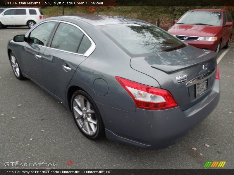 Mystic Jade Green / Charcoal 2010 Nissan Maxima 3.5 S