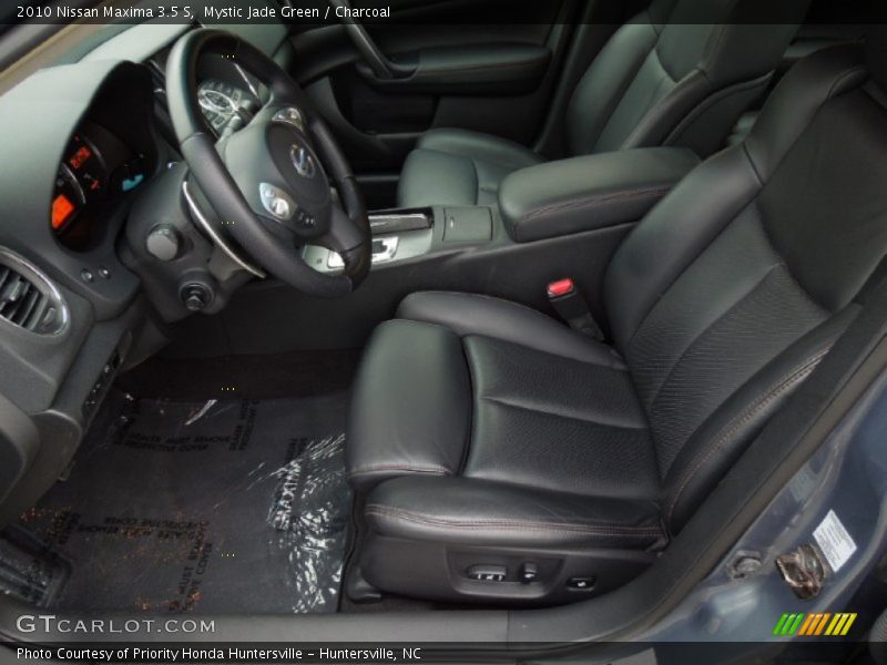 Mystic Jade Green / Charcoal 2010 Nissan Maxima 3.5 S