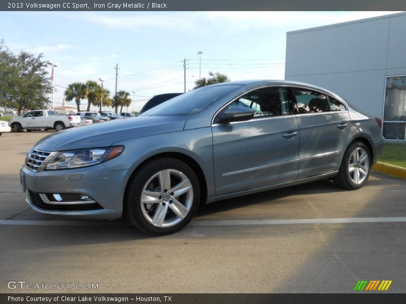 Iron Gray Metallic / Black 2013 Volkswagen CC Sport