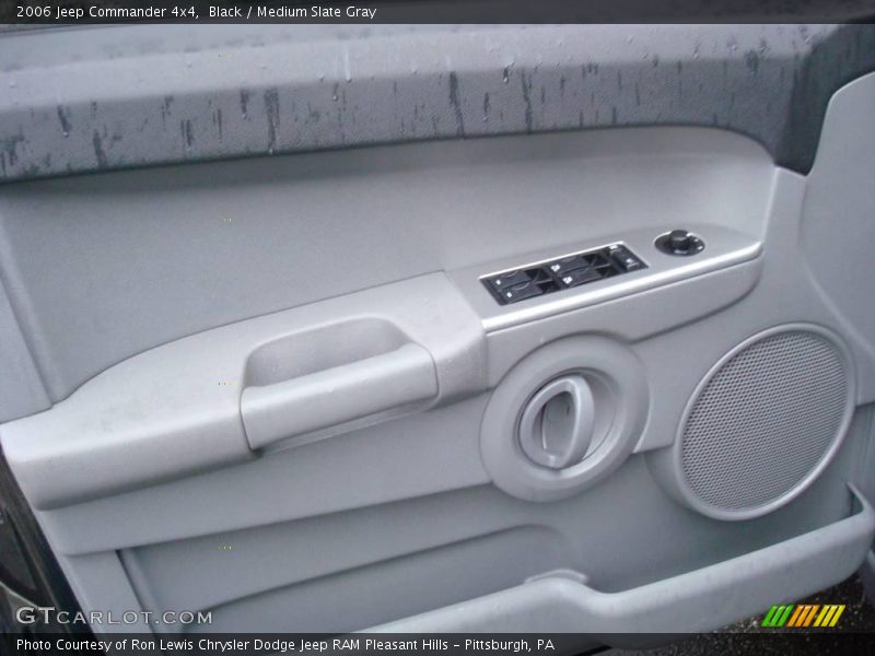 Black / Medium Slate Gray 2006 Jeep Commander 4x4