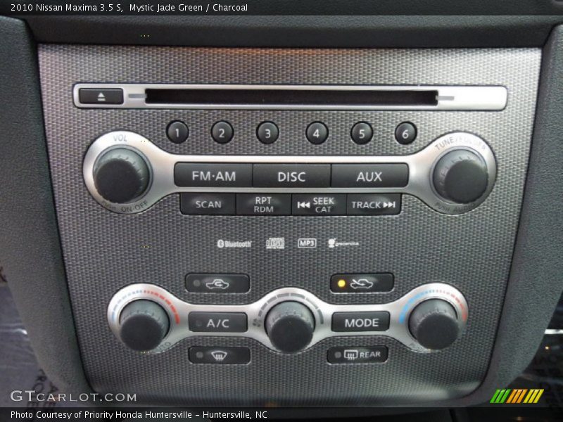 Mystic Jade Green / Charcoal 2010 Nissan Maxima 3.5 S