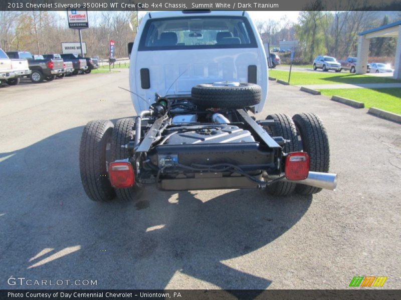 Summit White / Dark Titanium 2013 Chevrolet Silverado 3500HD WT Crew Cab 4x4 Chassis
