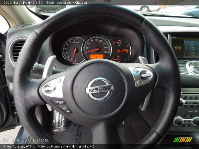 Mystic Jade Green / Charcoal 2010 Nissan Maxima 3.5 S