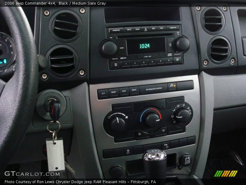 Black / Medium Slate Gray 2006 Jeep Commander 4x4