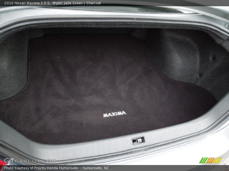 Mystic Jade Green / Charcoal 2010 Nissan Maxima 3.5 S