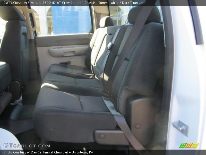 Summit White / Dark Titanium 2013 Chevrolet Silverado 3500HD WT Crew Cab 4x4 Chassis