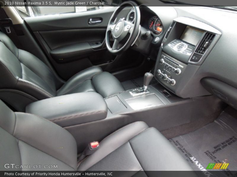 Mystic Jade Green / Charcoal 2010 Nissan Maxima 3.5 S