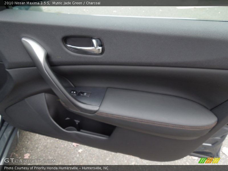 Mystic Jade Green / Charcoal 2010 Nissan Maxima 3.5 S
