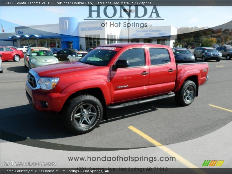 Barcelona Red Metallic / Graphite 2013 Toyota Tacoma V6 TSS Prerunner Double Cab