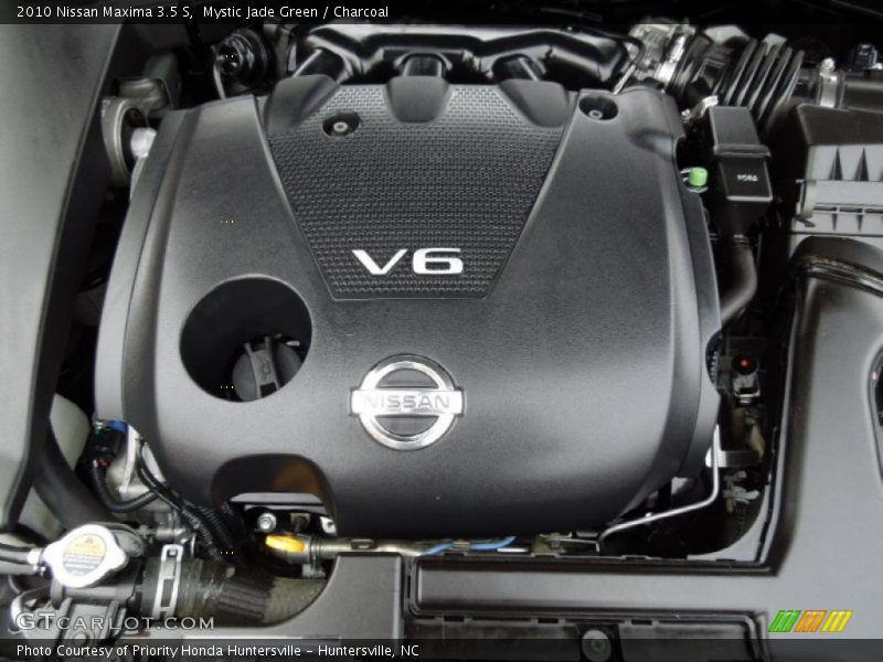 Mystic Jade Green / Charcoal 2010 Nissan Maxima 3.5 S