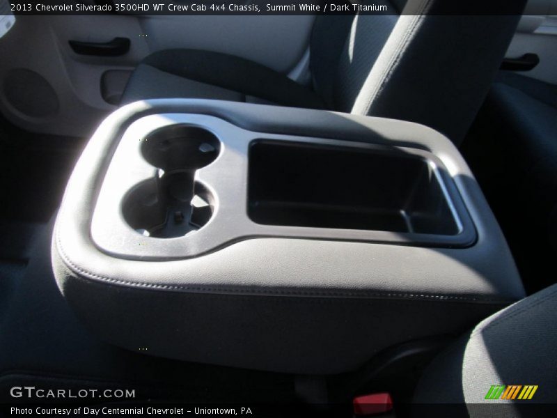Summit White / Dark Titanium 2013 Chevrolet Silverado 3500HD WT Crew Cab 4x4 Chassis