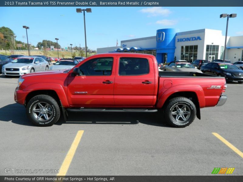 Barcelona Red Metallic / Graphite 2013 Toyota Tacoma V6 TSS Prerunner Double Cab