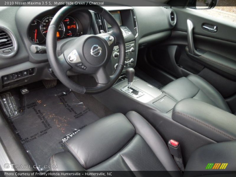 Mystic Jade Green / Charcoal 2010 Nissan Maxima 3.5 S