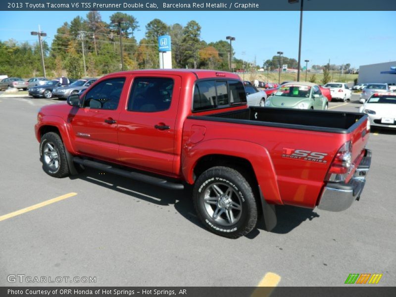 Barcelona Red Metallic / Graphite 2013 Toyota Tacoma V6 TSS Prerunner Double Cab