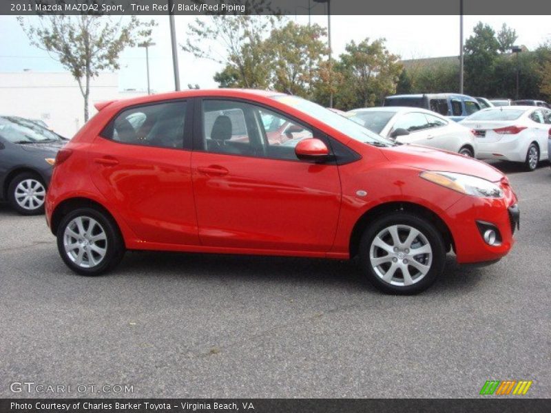 True Red / Black/Red Piping 2011 Mazda MAZDA2 Sport