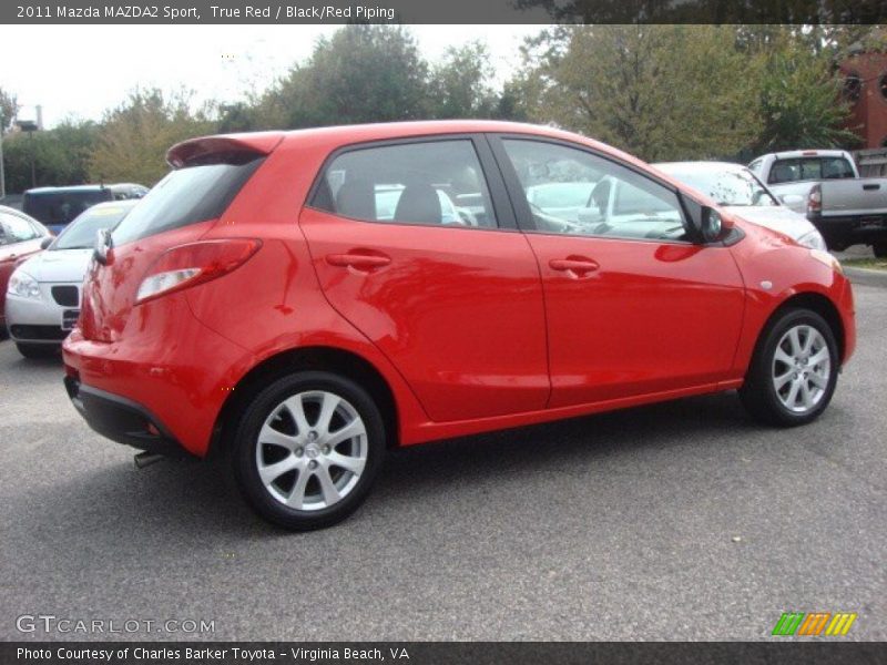 True Red / Black/Red Piping 2011 Mazda MAZDA2 Sport