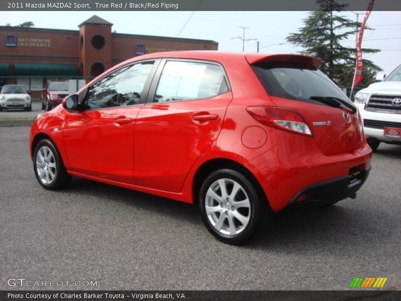 True Red / Black/Red Piping 2011 Mazda MAZDA2 Sport