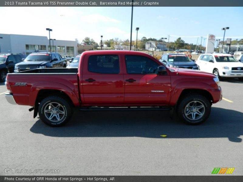 Barcelona Red Metallic / Graphite 2013 Toyota Tacoma V6 TSS Prerunner Double Cab
